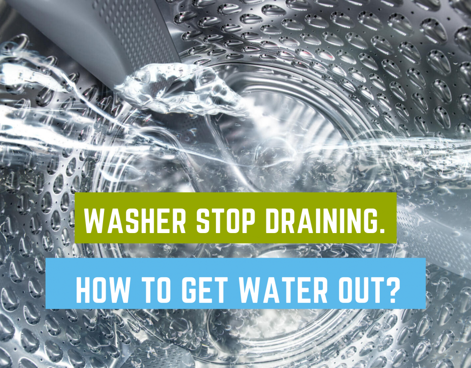 Washer Stop Draining. How to get water out?