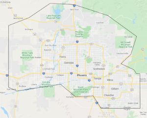 Service Area in Phoenix, AZ
