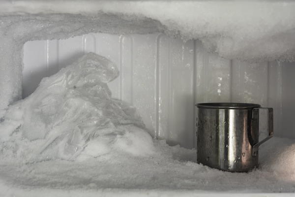 Freezer build up ice